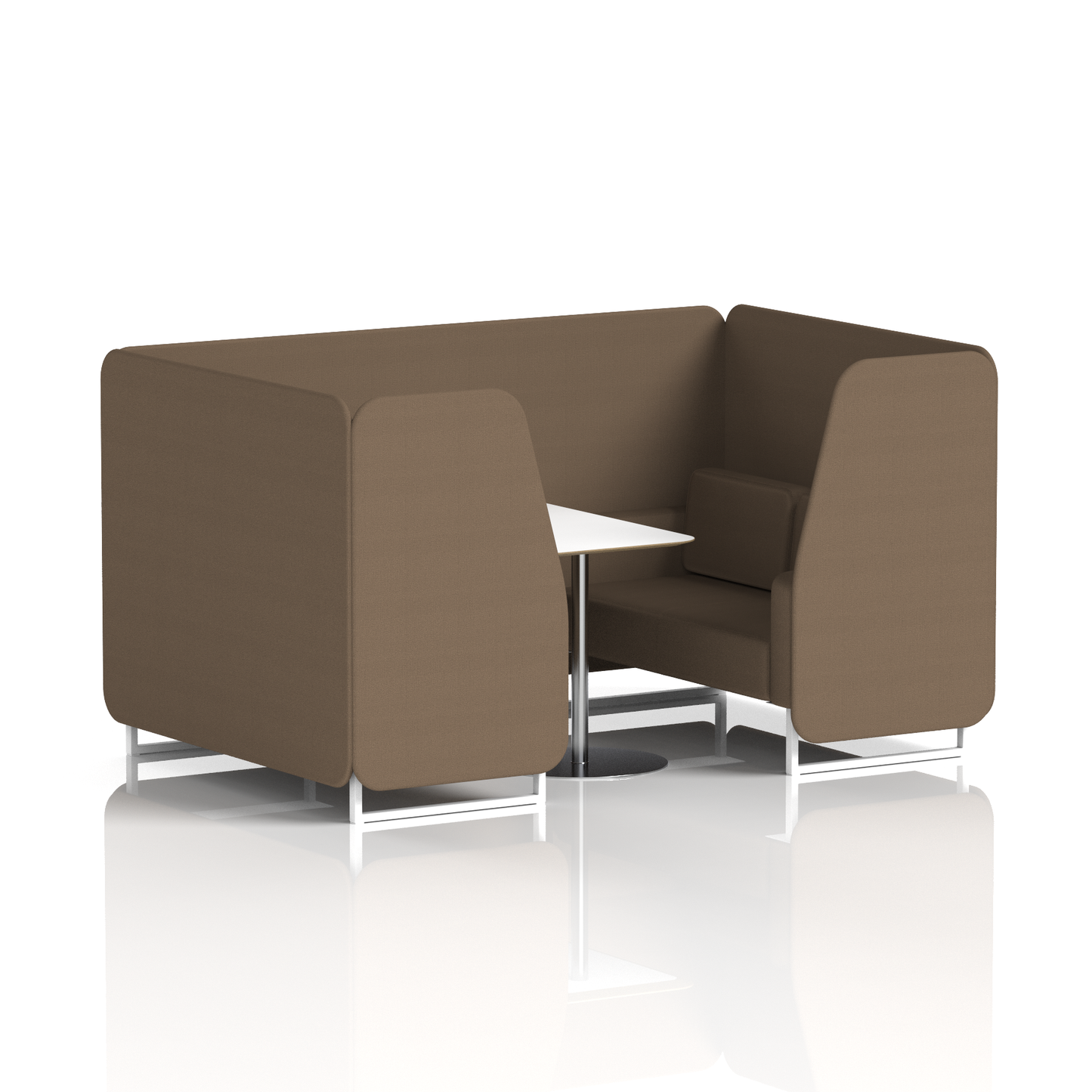 Brixworth Booth With White Table In Single Tone