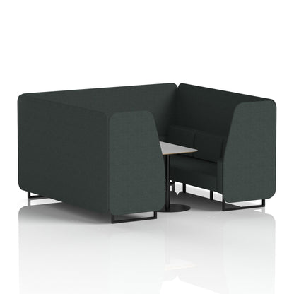Brixworth Booth With Grey Table In Single Tone