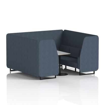 Brixworth Booth With Grey Table In Single Tone