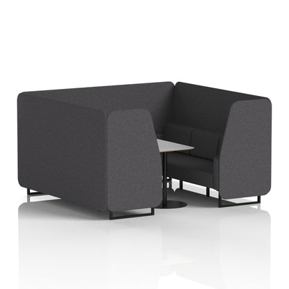 Brixworth Booth With Grey Table In Single Tone