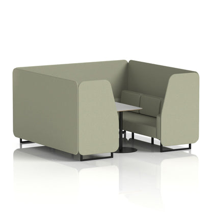 Brixworth Booth With Grey Table In Single Tone