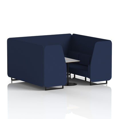 Brixworth Booth With Grey Table In Single Tone