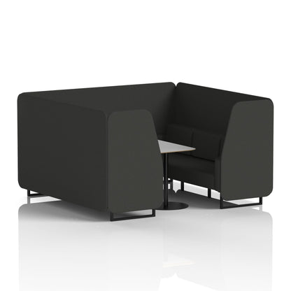 Brixworth Booth With Grey Table In Single Tone
