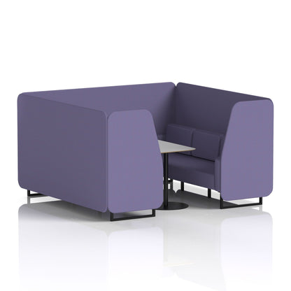 Brixworth Booth With Grey Table In Single Tone