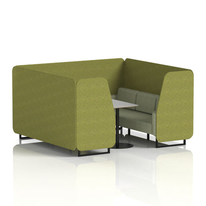 Brixworth Booth With Grey Table In Two Tone