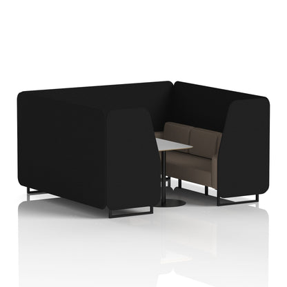 Brixworth Booth With Grey Table In Two Tone