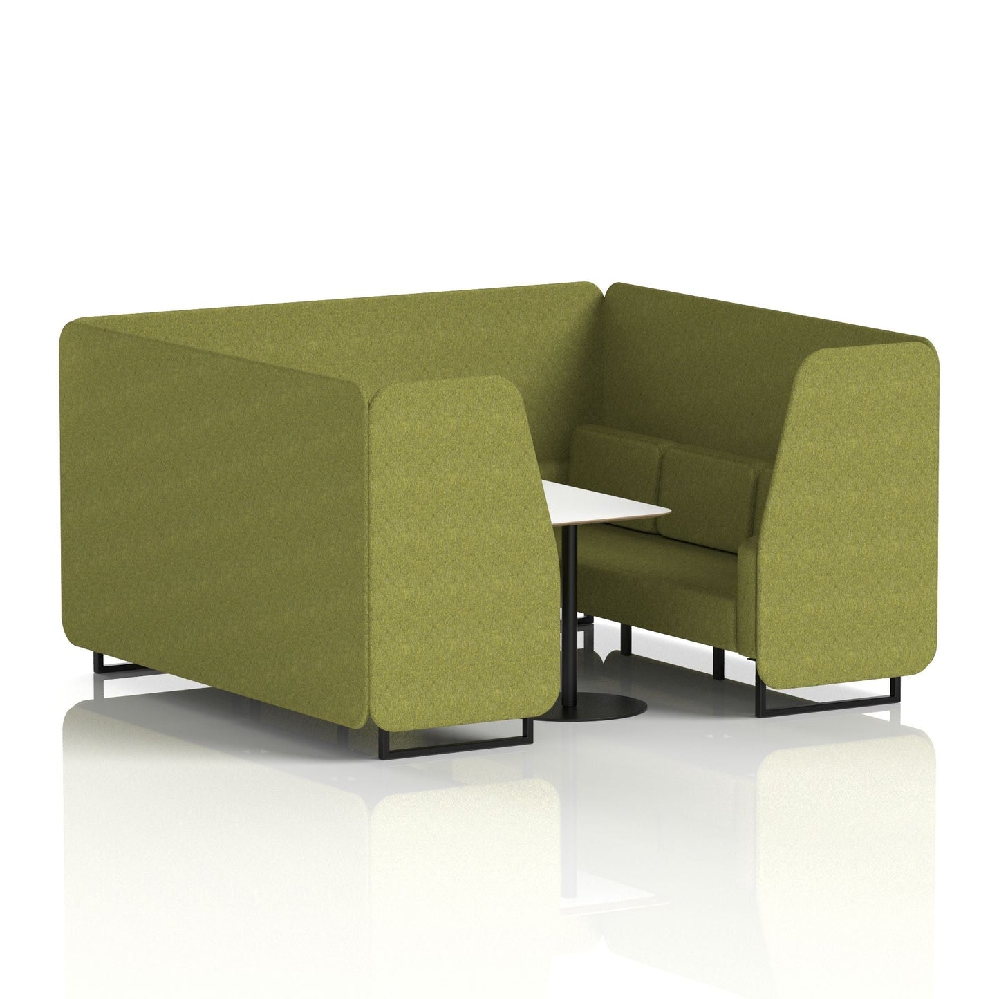 Brixworth Booth With White Table In Single Tone