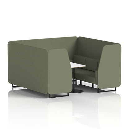 Brixworth Booth With White Table In Single Tone