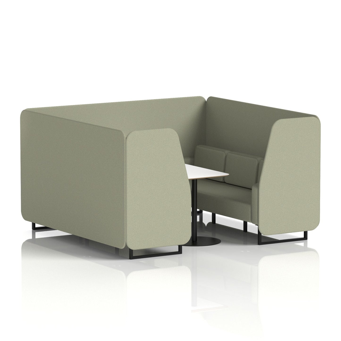 Brixworth Booth With White Table In Single Tone