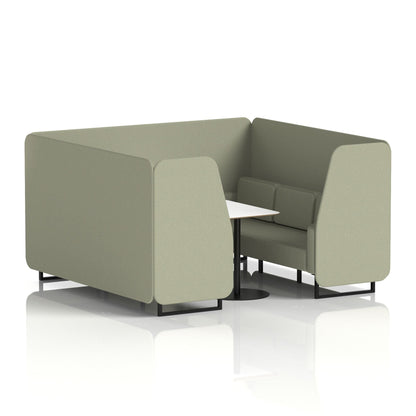 Brixworth Booth With White Table In Single Tone