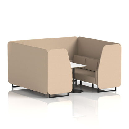 Brixworth Booth With White Table In Single Tone