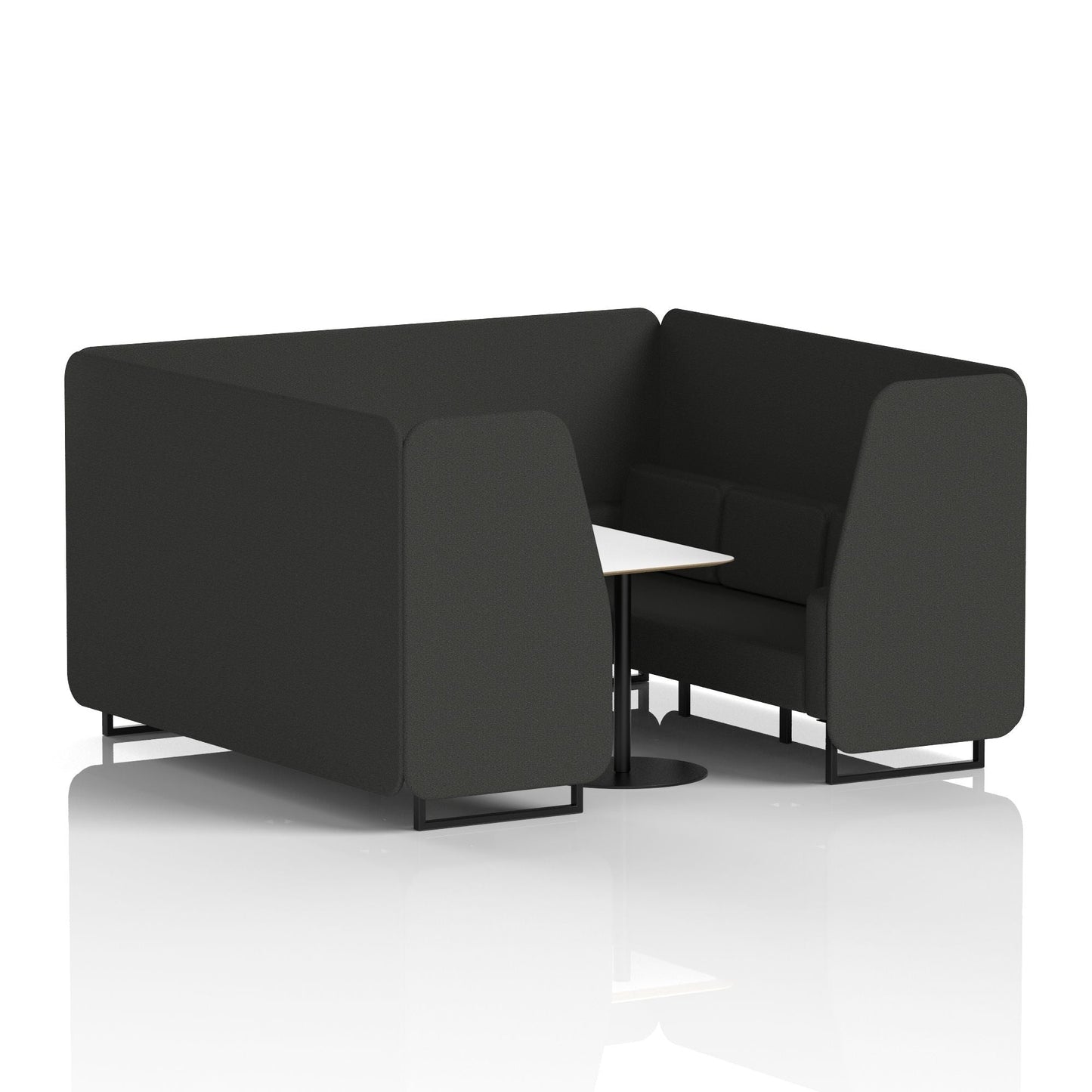 Brixworth Booth With White Table In Single Tone