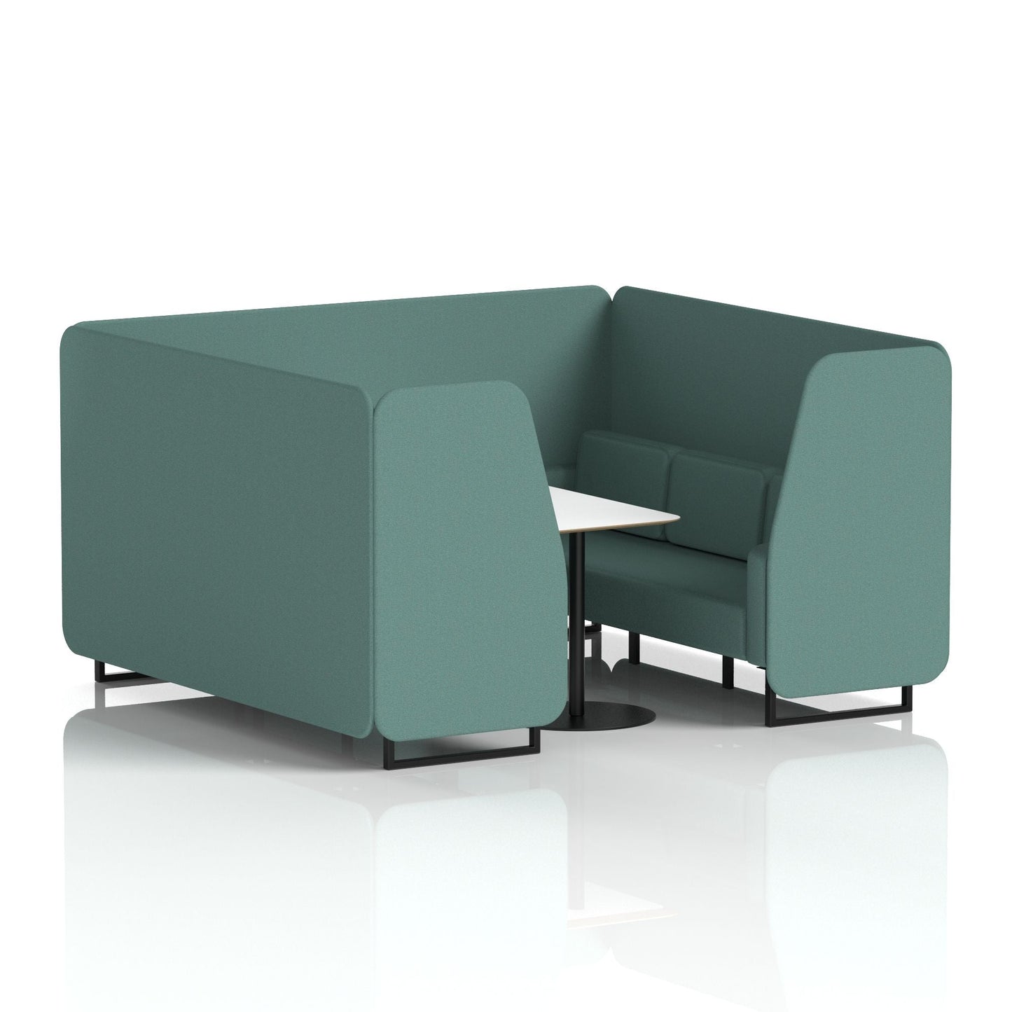 Brixworth Booth With White Table In Single Tone