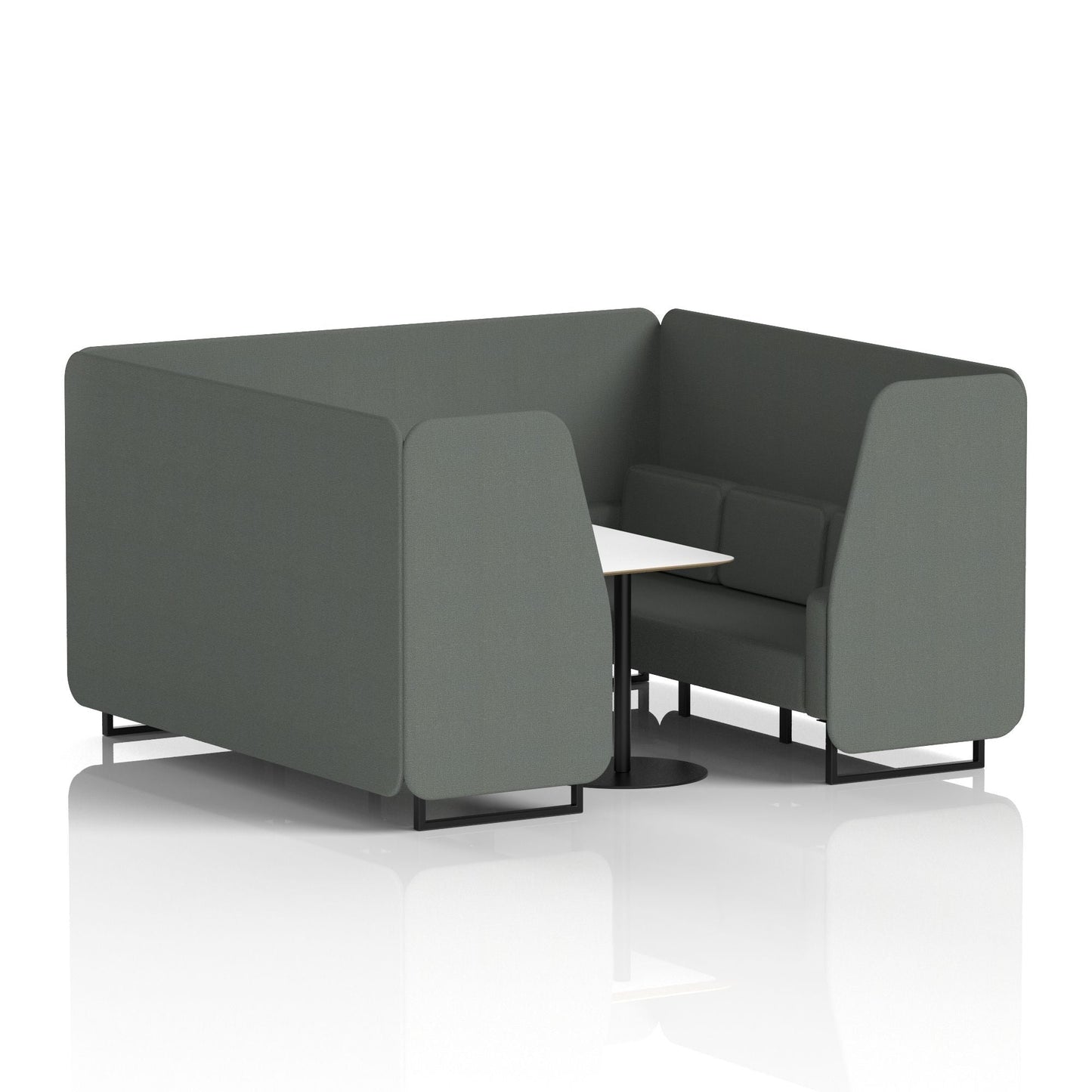 Brixworth Booth With White Table In Single Tone