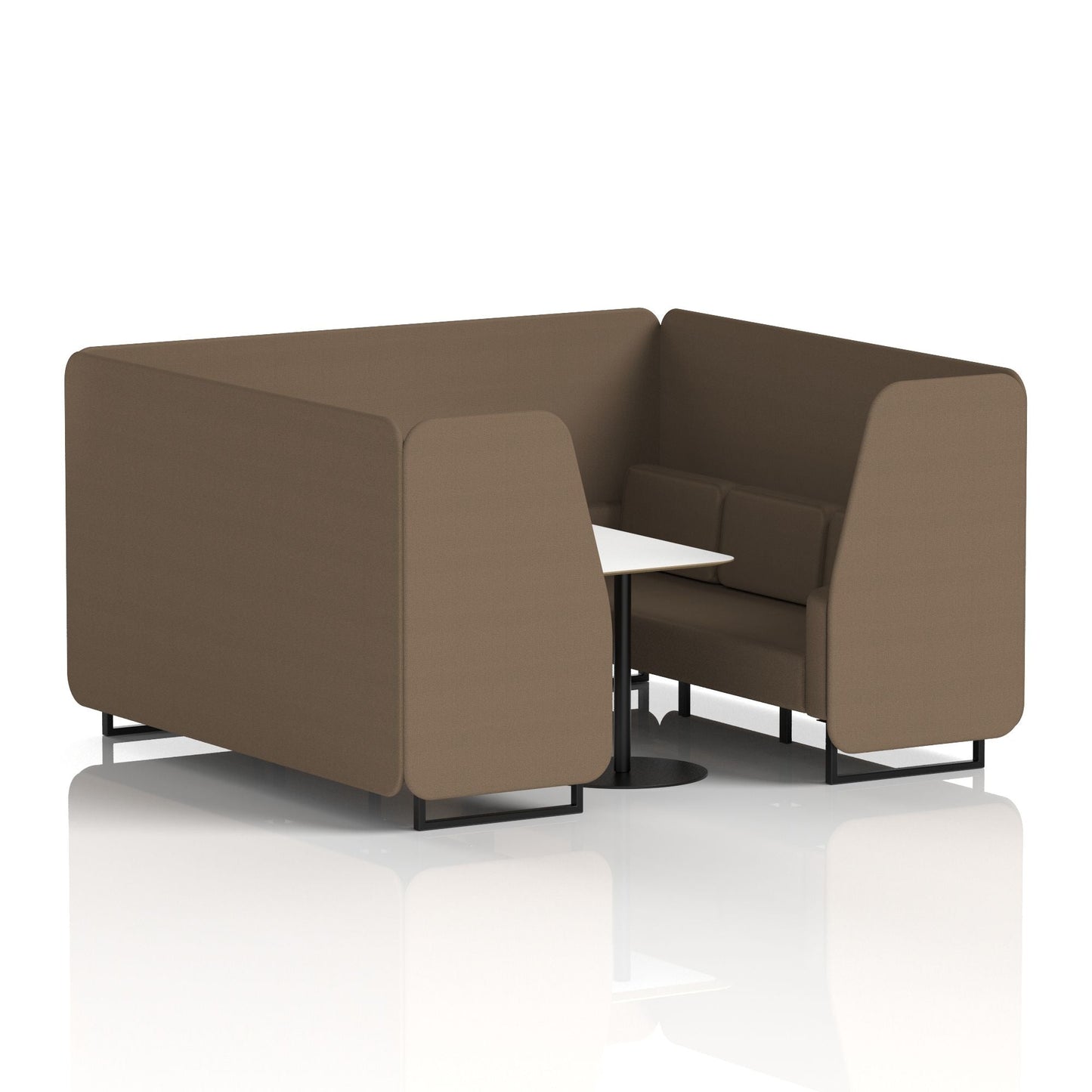 Brixworth Booth With White Table In Single Tone
