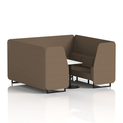 Brixworth Booth With White Table In Single Tone