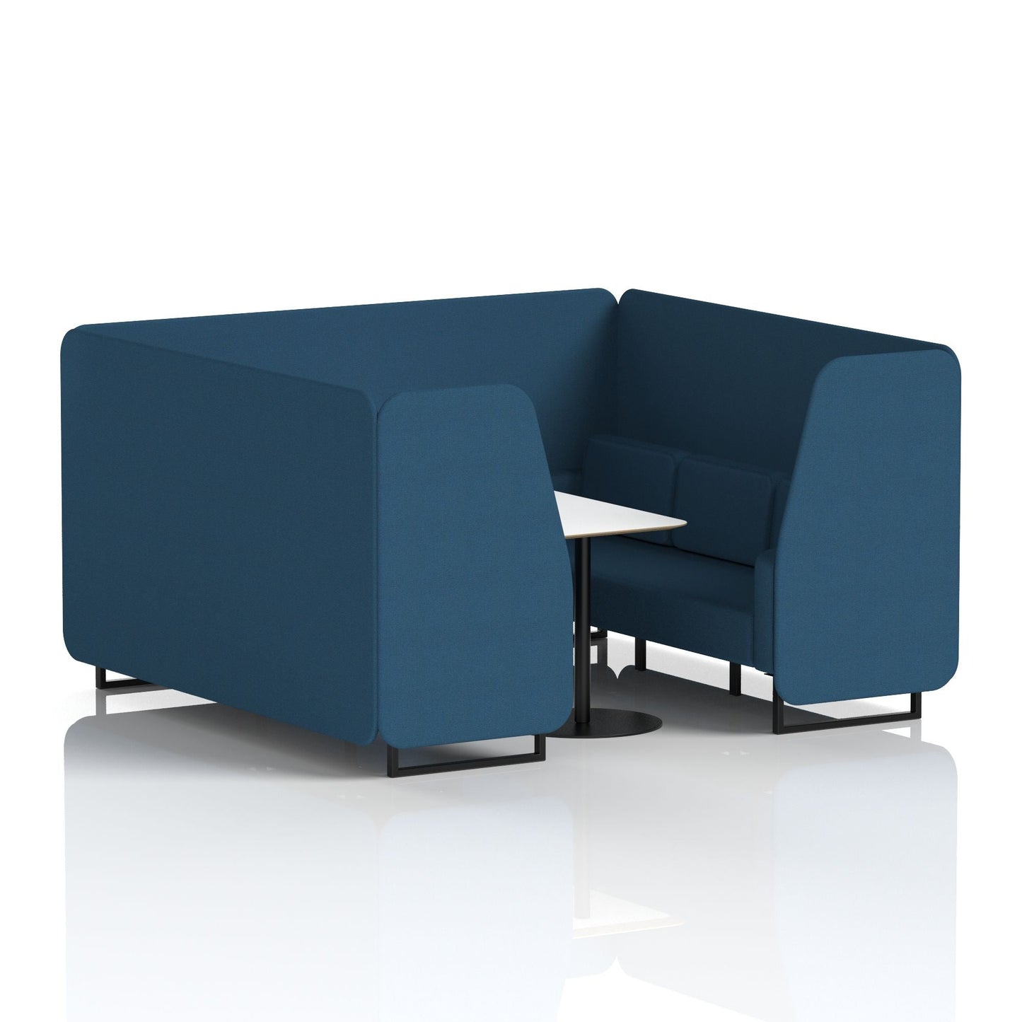 Brixworth Booth With White Table In Single Tone