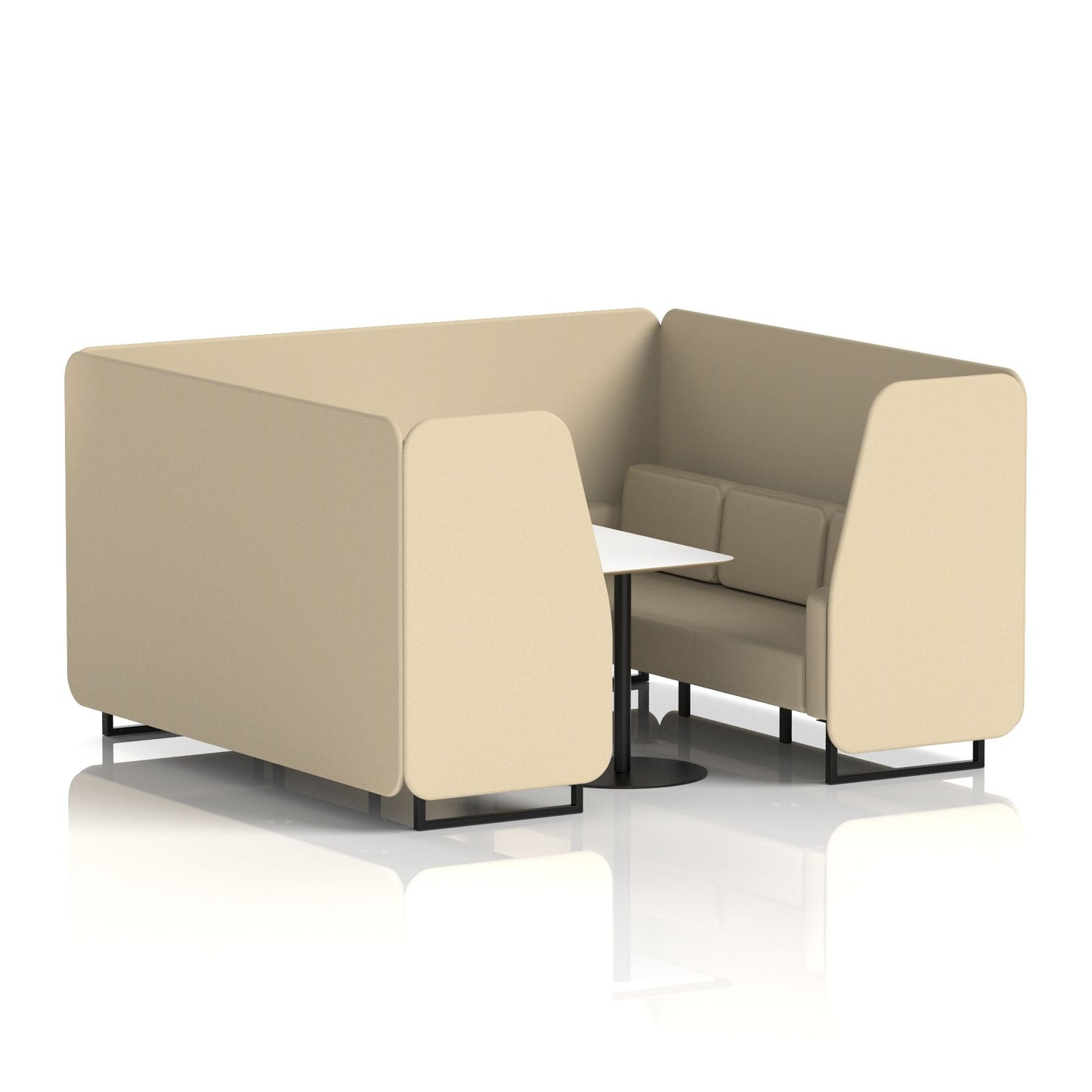 Brixworth Booth With White Table In Single Tone