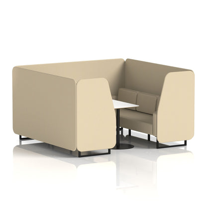 Brixworth Booth With White Table In Single Tone
