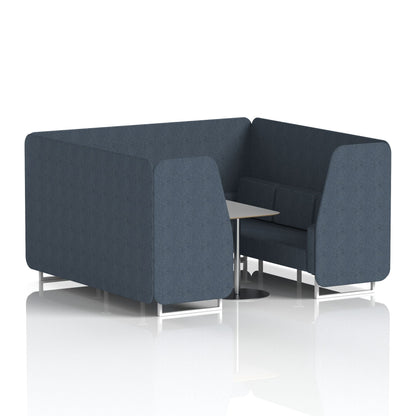 Brixworth Booth With Grey Table In Single Tone