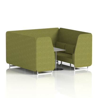 Brixworth Booth With Grey Table In Single Tone