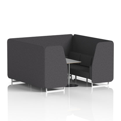 Brixworth Booth With Grey Table In Single Tone