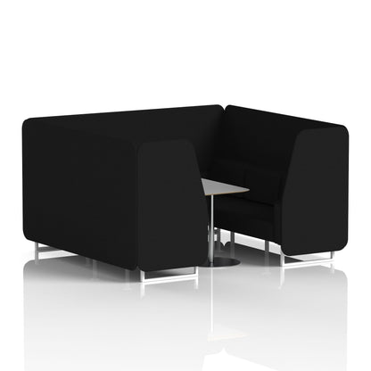 Brixworth Booth With Grey Table In Single Tone
