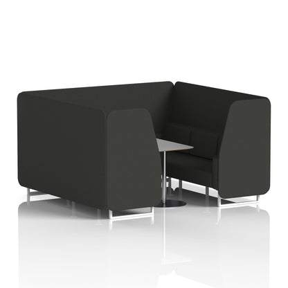 Brixworth Booth With Grey Table In Single Tone