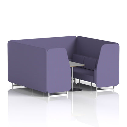 Brixworth Booth With Grey Table In Single Tone