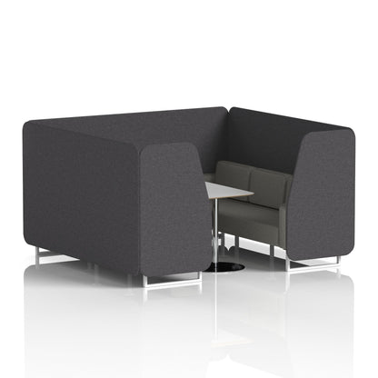 Brixworth Booth With Grey Table In Two Tone