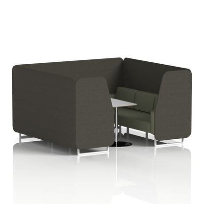 Brixworth Booth With Grey Table In Two Tone