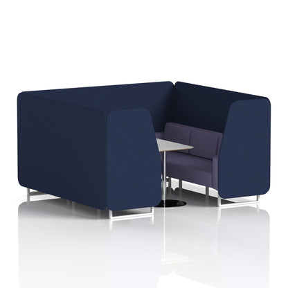 Brixworth Booth With Grey Table In Two Tone