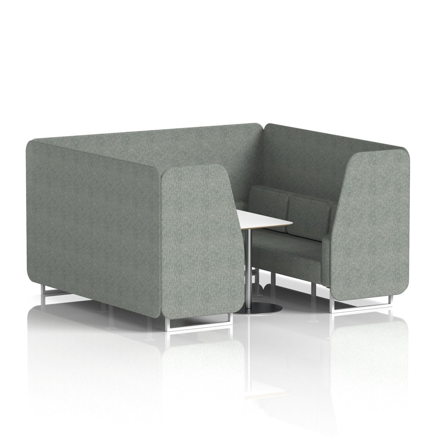 Brixworth Booth With White Table In Single Tone