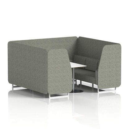 Brixworth Booth With White Table In Single Tone