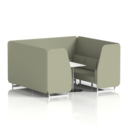 Brixworth Booth With White Table In Single Tone