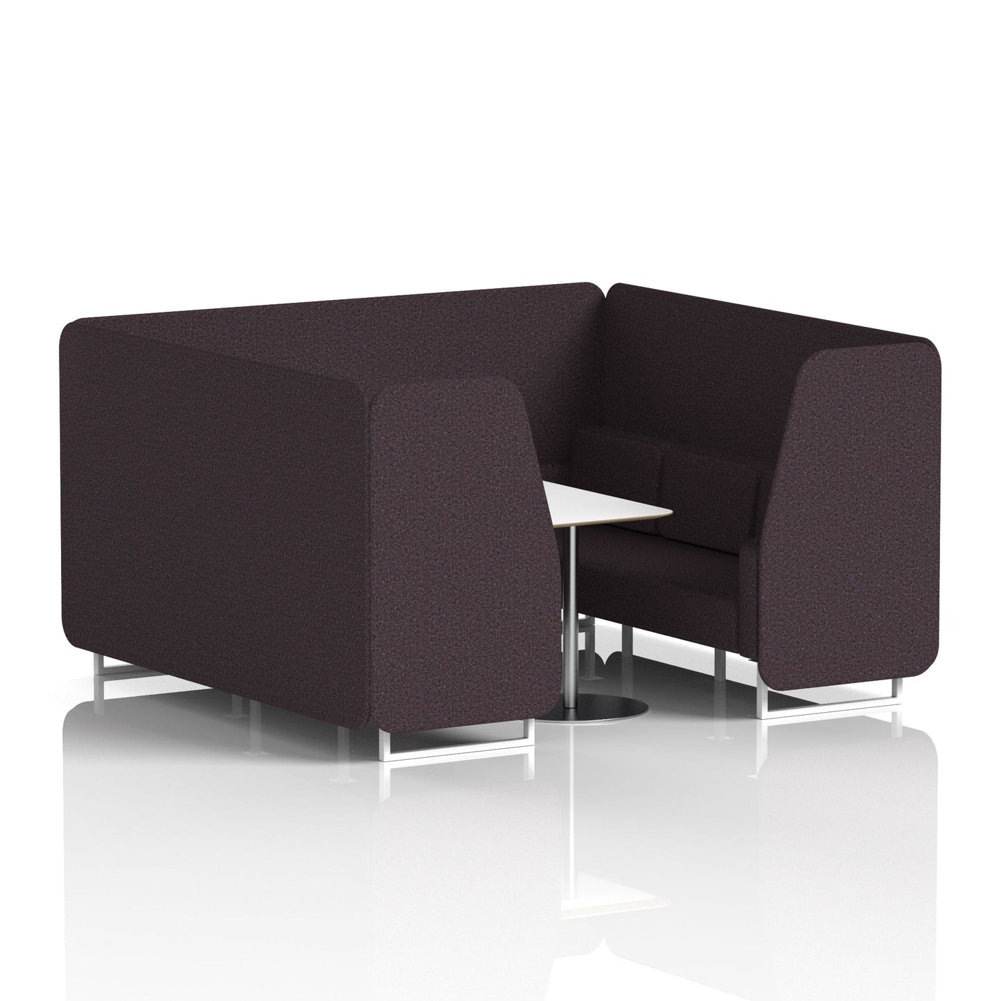 Brixworth Booth With White Table In Single Tone