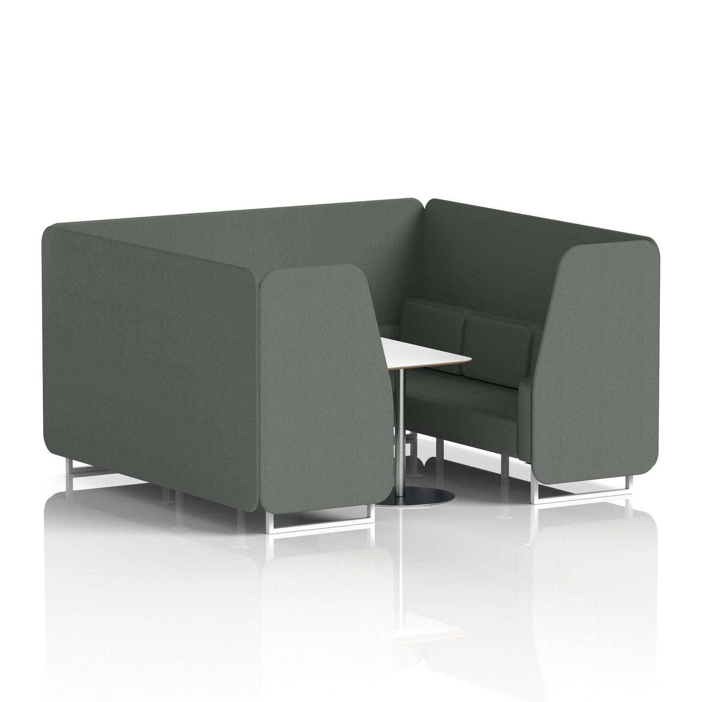 Brixworth Booth With White Table In Single Tone