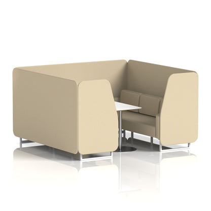 Brixworth Booth With White Table In Single Tone