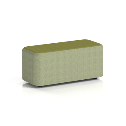 Harlestone Rectangular Stool in Two Tone