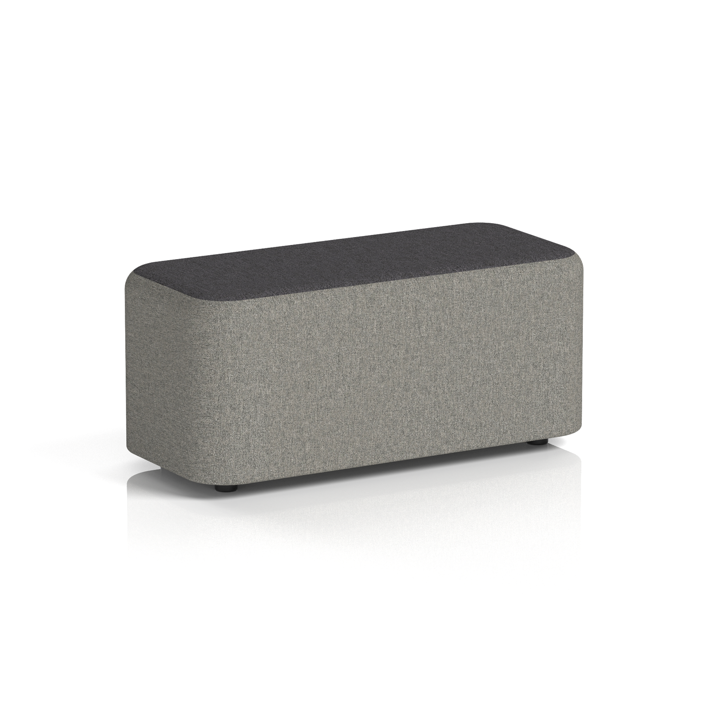 Harlestone Rectangular Stool in Two Tone