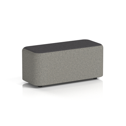 Harlestone Rectangular Stool in Two Tone