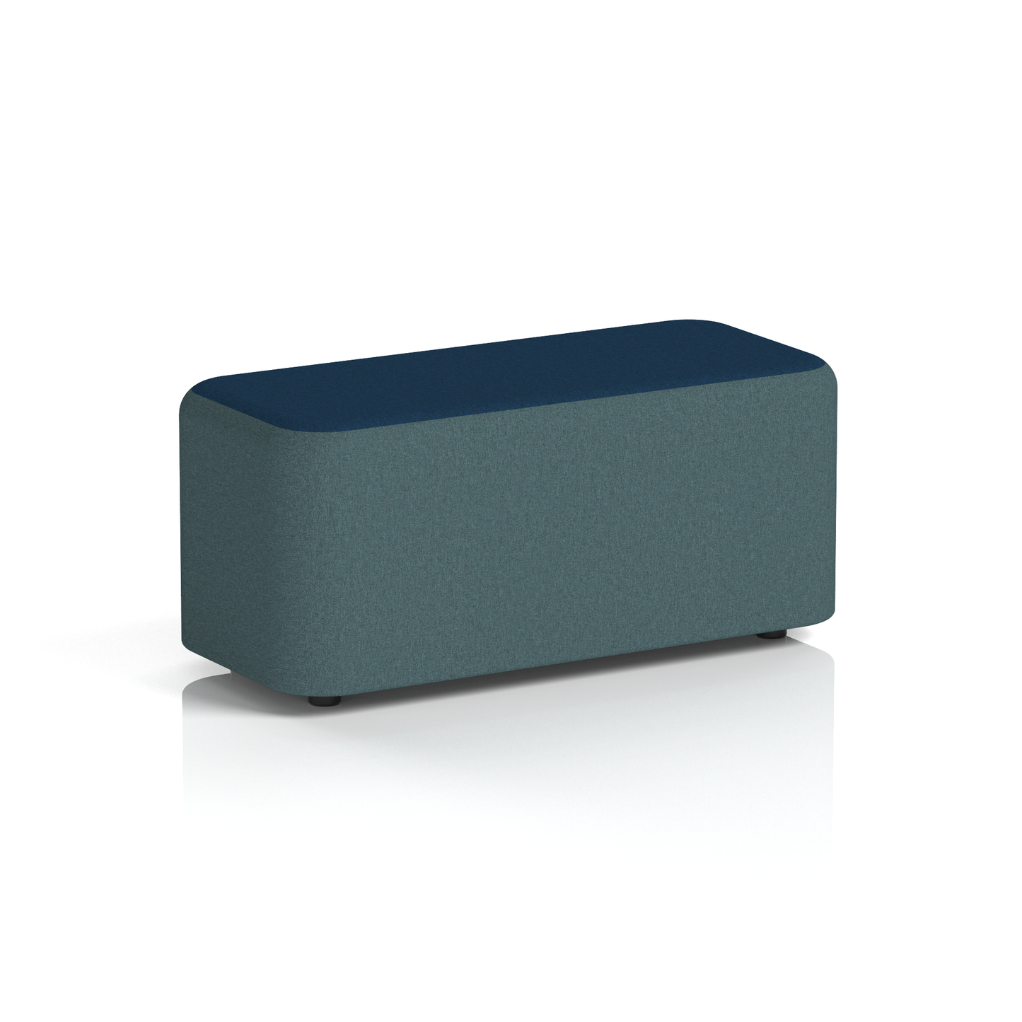 Harlestone Rectangular Stool in Two Tone