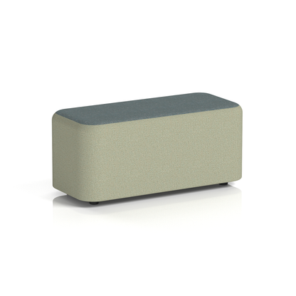 Harlestone Rectangular Stool in Two Tone