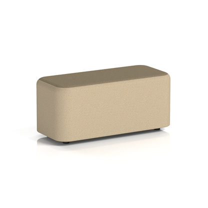 Harlestone Rectangular Stool in Two Tone