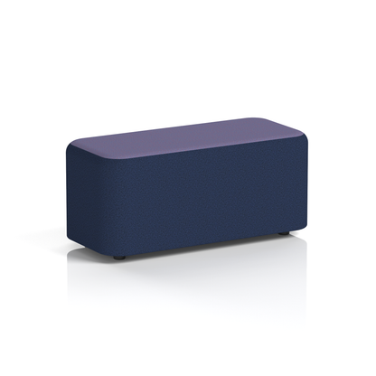 Harlestone Rectangular Stool in Two Tone