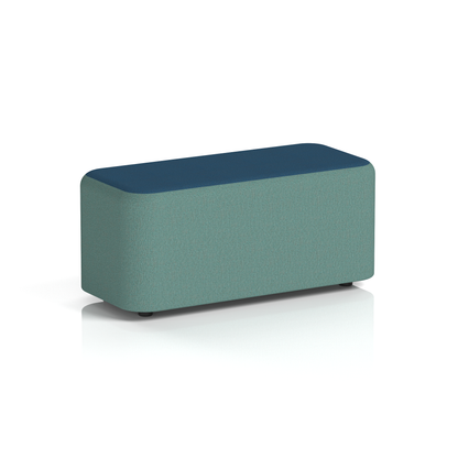 Harlestone Rectangular Stool in Two Tone