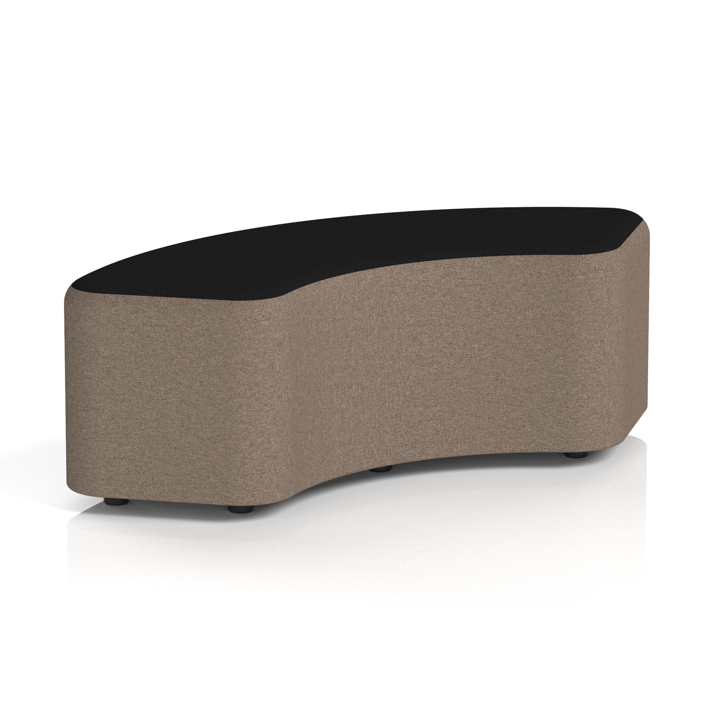 Harlestone Curved Stool in Two Tone