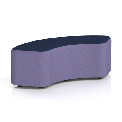 Harlestone Curved Stool in Two Tone