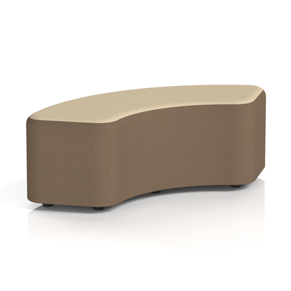 Harlestone Curved Stool in Two Tone