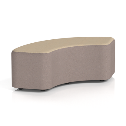 Harlestone Curved Stool in Two Tone